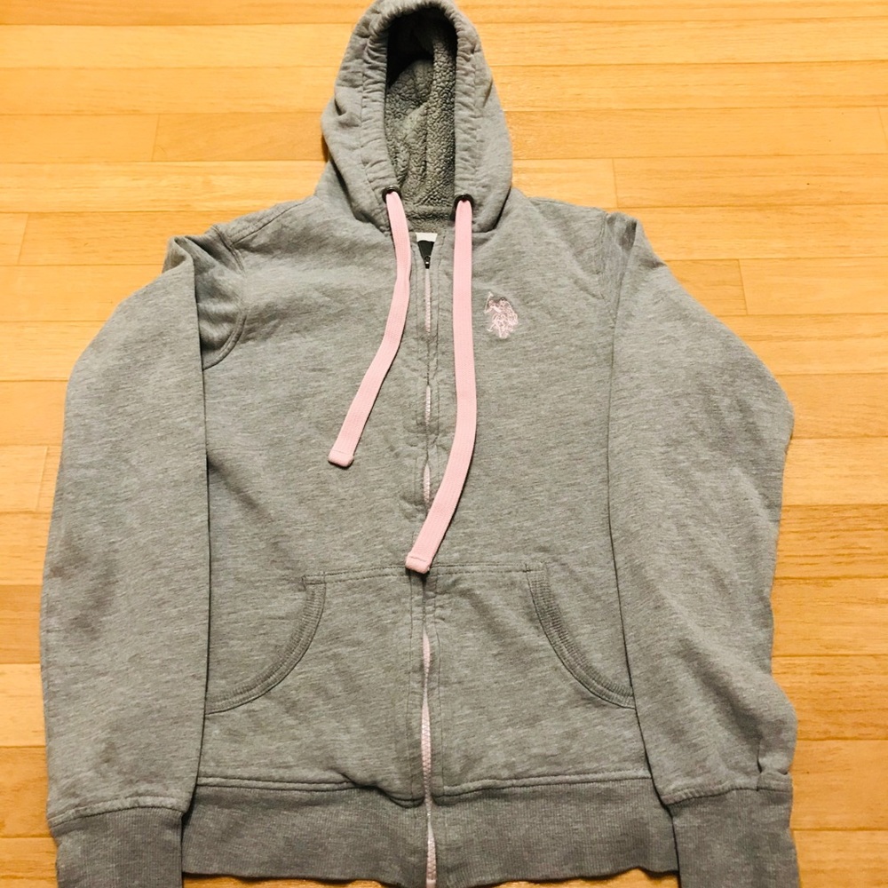 U.S. Polo Assn. Womens Grey Sweater